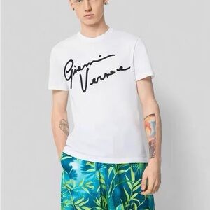 🚩steal Authentic Versace White Signature Tee